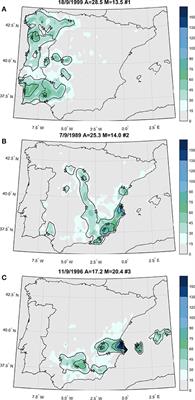 Extreme Precipitation Events in Summer in the Iberian Peninsula and Its Relationship With Atmospheric Rivers